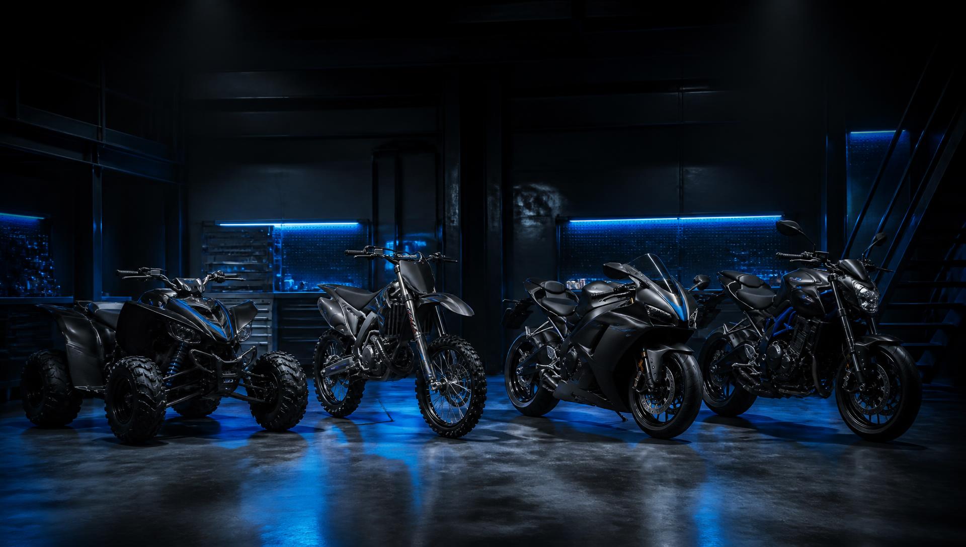 Quad, Crossmaschine, Sportmotorrad und Naked Bike in der Werkstatt von QSP